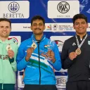 Julián Gutiérrez subió al podio en 10m Rifle de Aire Masculino y marcó un hito para el tiro deportivo argentino