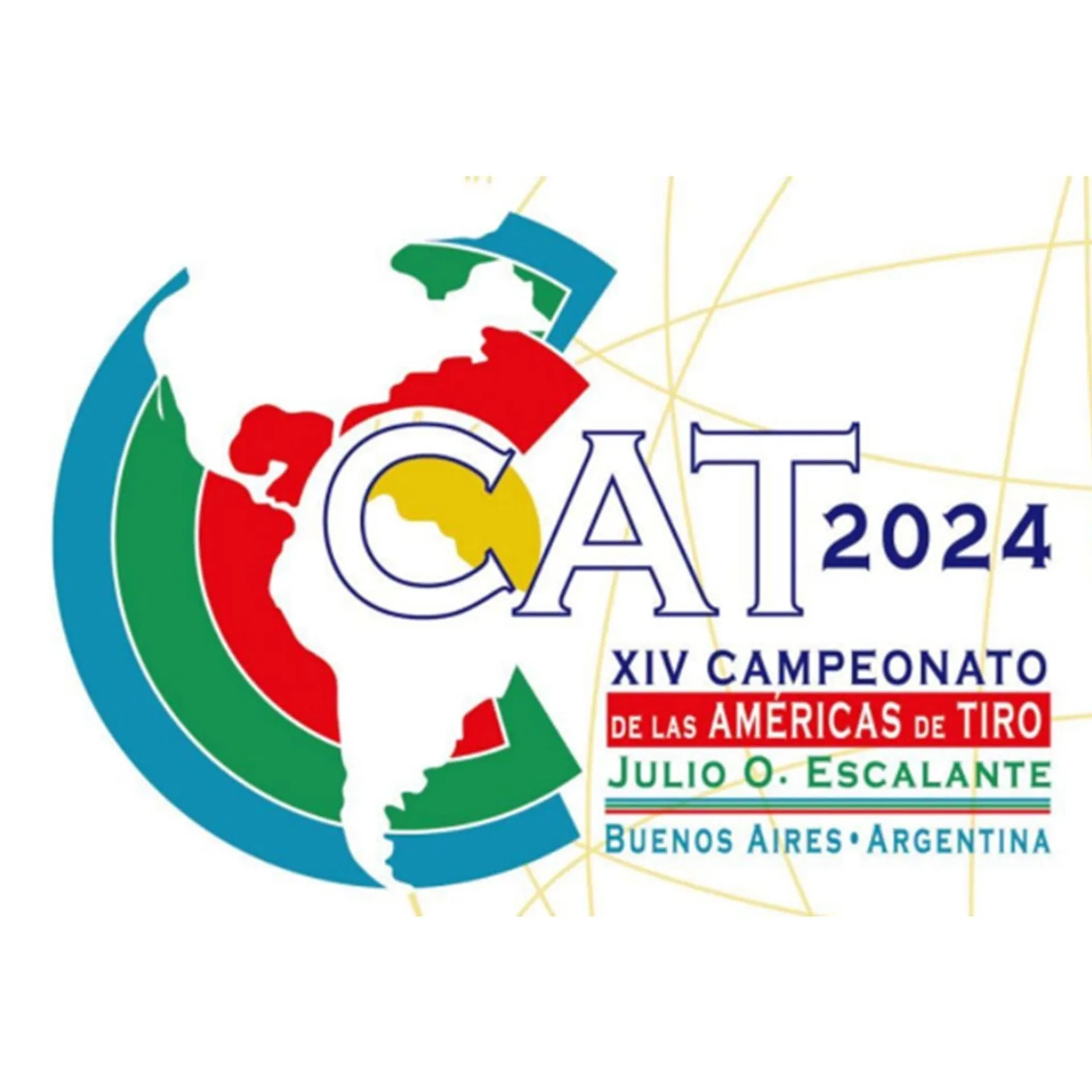 Logo de XIV Campeonato de Las Américas de Tiro de Rifle y Pistola 2024