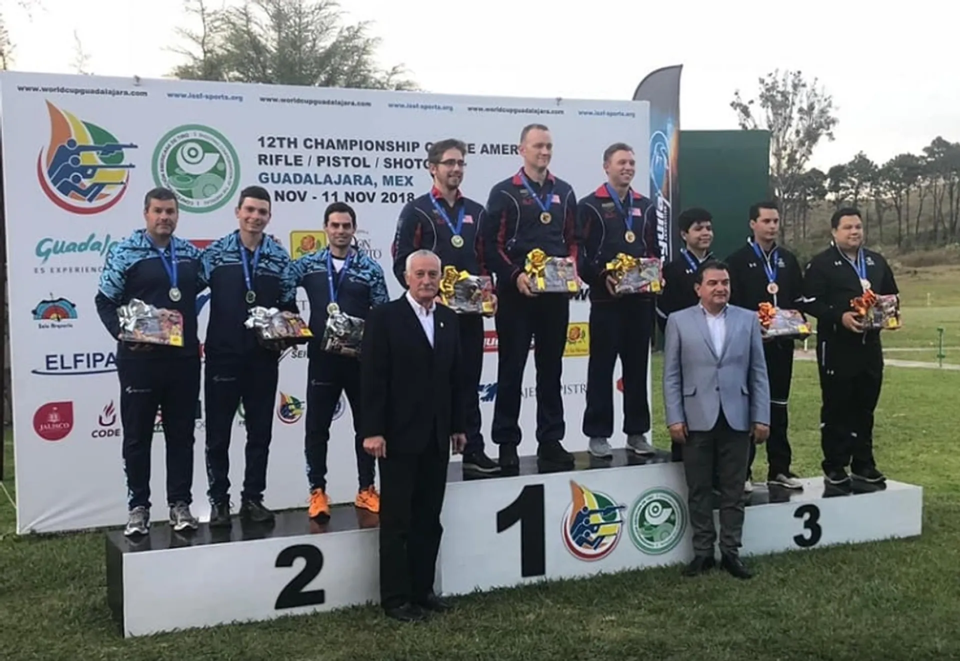 Equipo de 3 Posiciones, Plata en el CAT 2018